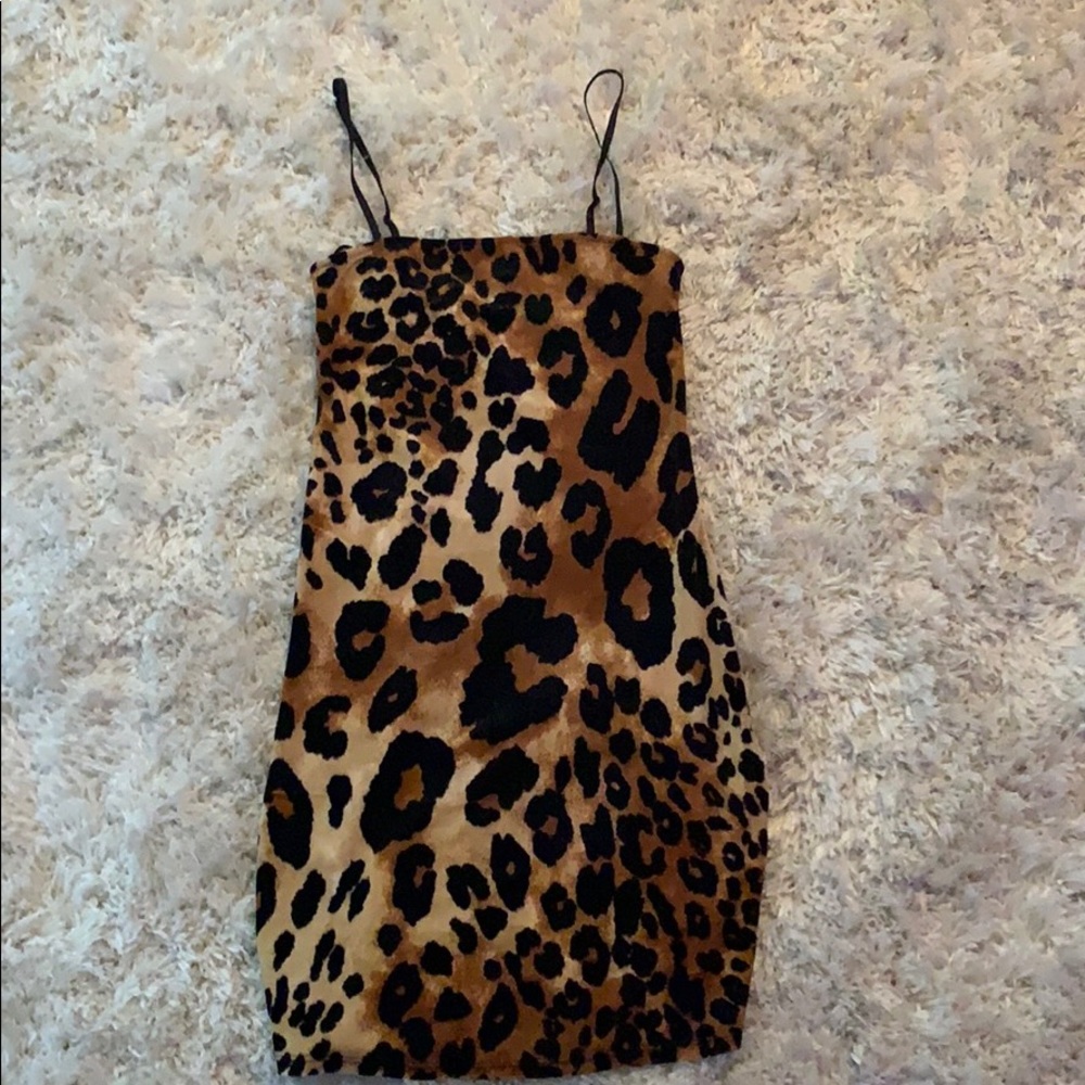 Forever 21 leopard small mini dress